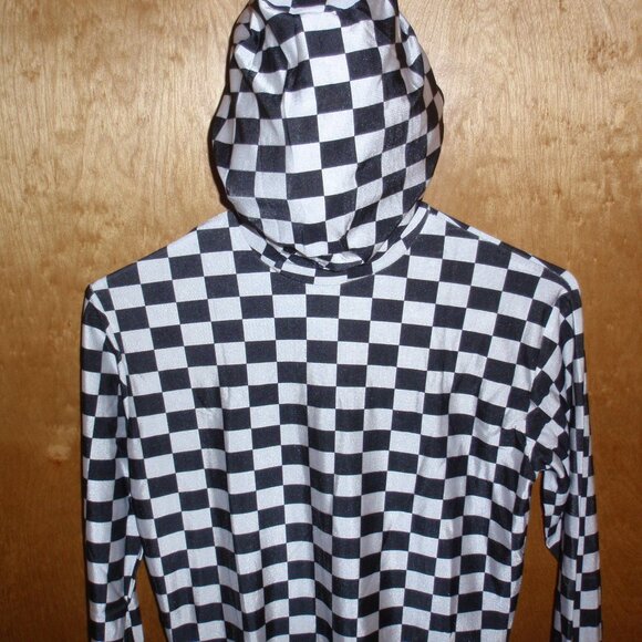 2nd Skin Checkered JESTOR BODYSUIT Costume Zentai Halloween Bachelor Party! - Picture 3 of 8